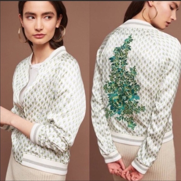 Anthropologie Jackets & Blazers - Anthropologie Tiny Editions Silky Bomber Jacket M